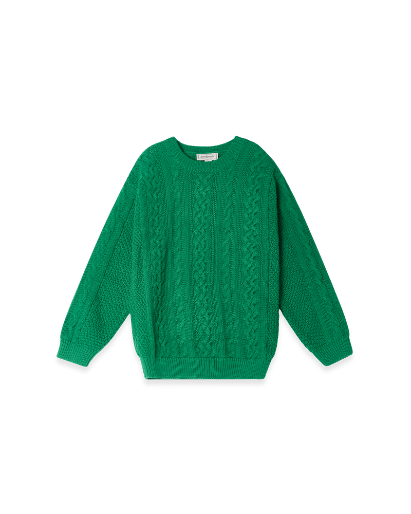 Cable Knitted Sweatshirt