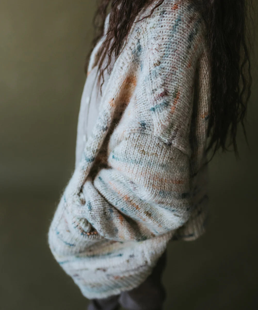 Blewog Cardigan - Moss Speckle